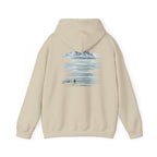 Hooded Sweatshirt Light - "MOUNTAIN PENGUIN"