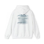 Hooded Sweatshirt Light - "MOUNTAIN PENGUIN"