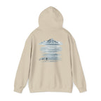 Hooded Sweatshirt Light - "MOUNTAIN PENGUIN"