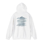 Hooded Sweatshirt Light - "MOUNTAIN PENGUIN"