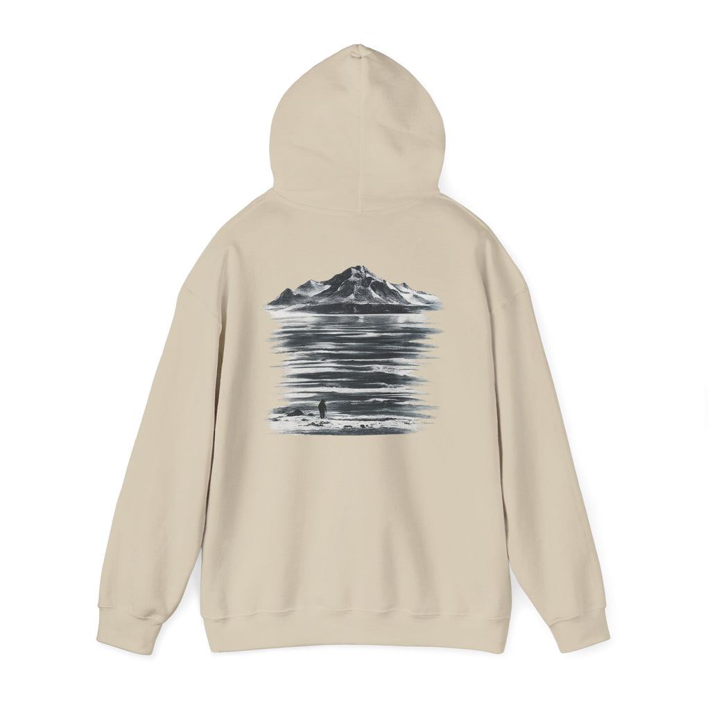 Hooded Sweatshirt - "MOUNTAIN PENGUIN"