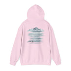 Hooded Sweatshirt Light - "MOUNTAIN PENGUIN"