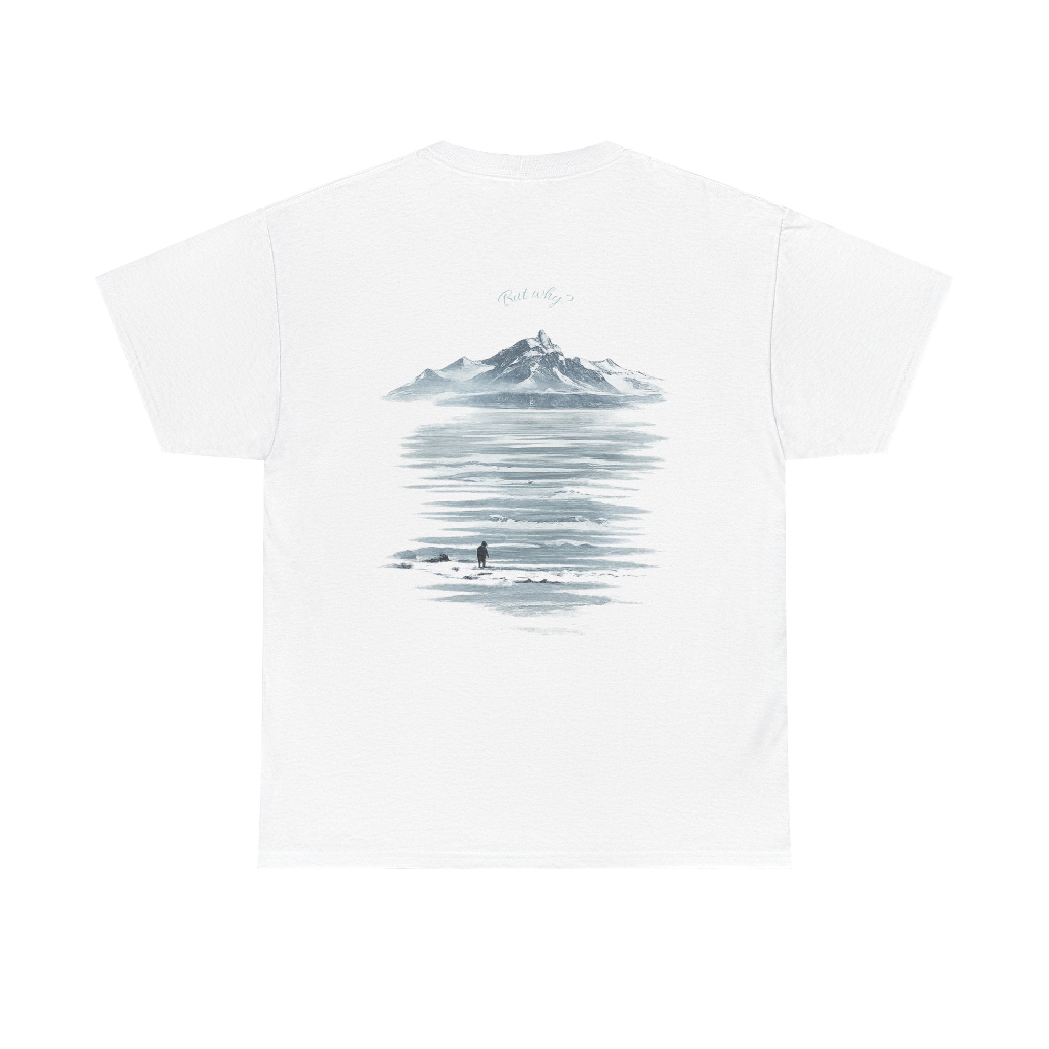 Cotton T-shirt Light - "MOUNTAIN PENGUIN"