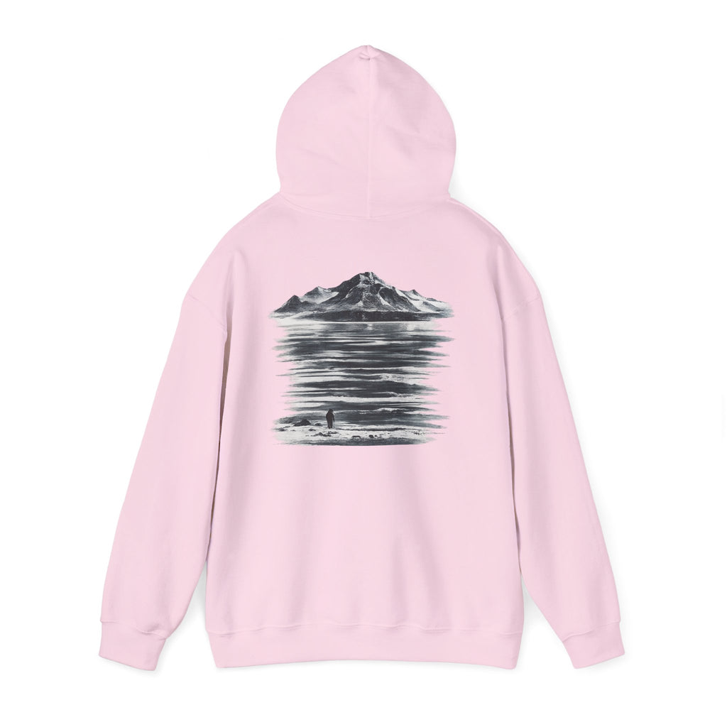 Hooded Sweatshirt - "MOUNTAIN PENGUIN"