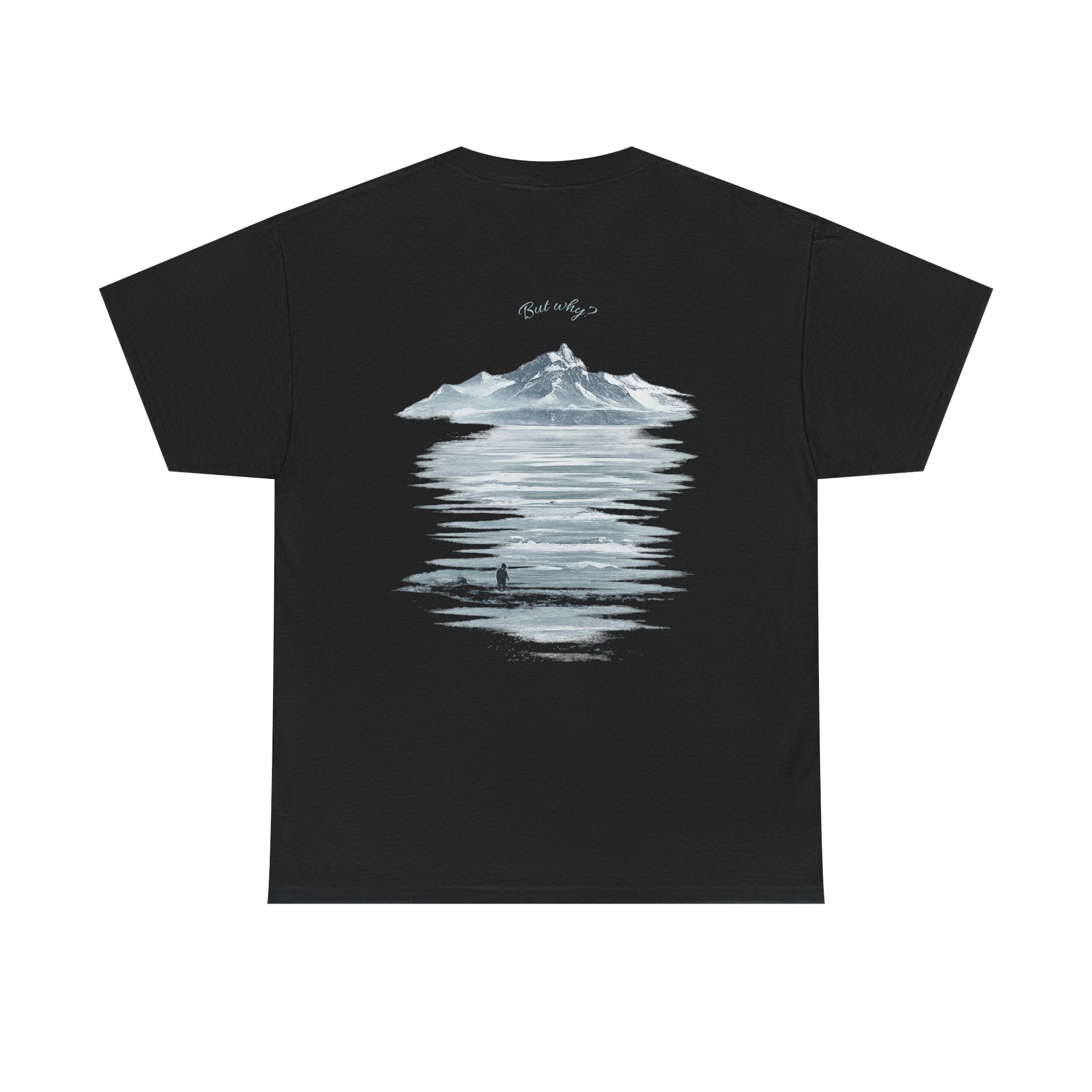 Cotton T-shirt Light - "MOUNTAIN PENGUIN"