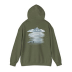 Hooded Sweatshirt Light - "MOUNTAIN PENGUIN"