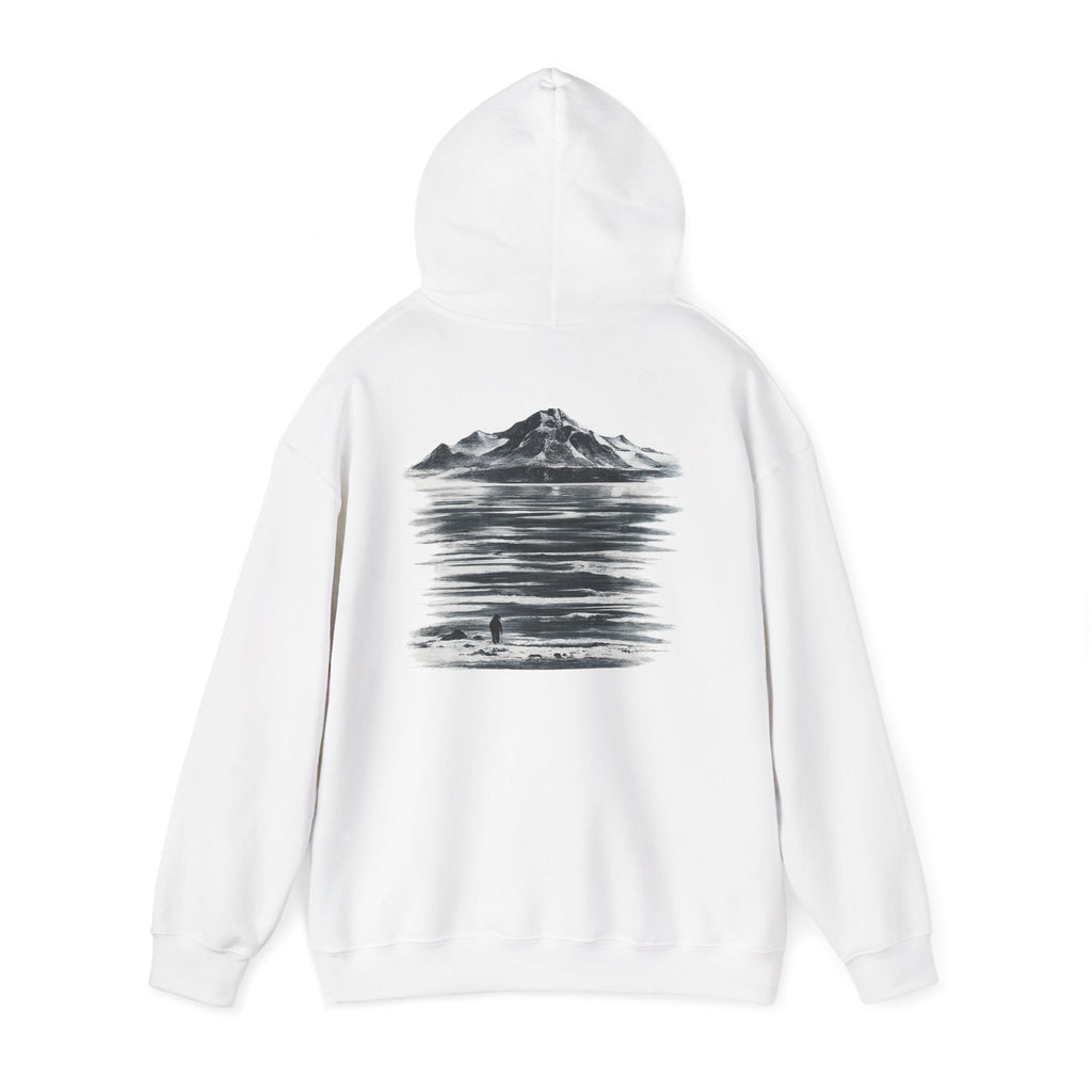 Hooded Sweatshirt - "MOUNTAIN PENGUIN"